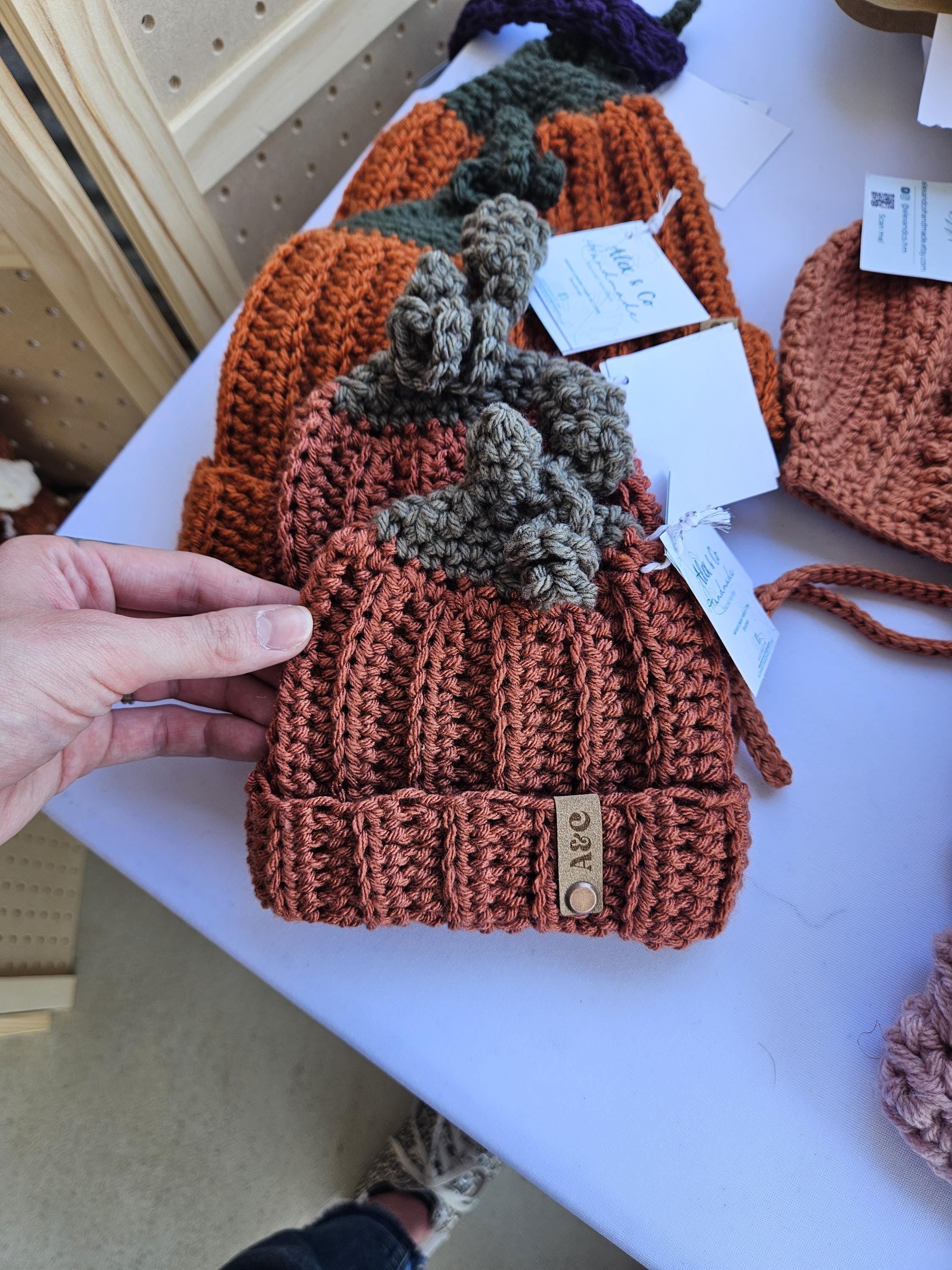 Crochet Pumpkin Hat | Handmade Fall Hat for Babies, Kids & Adults