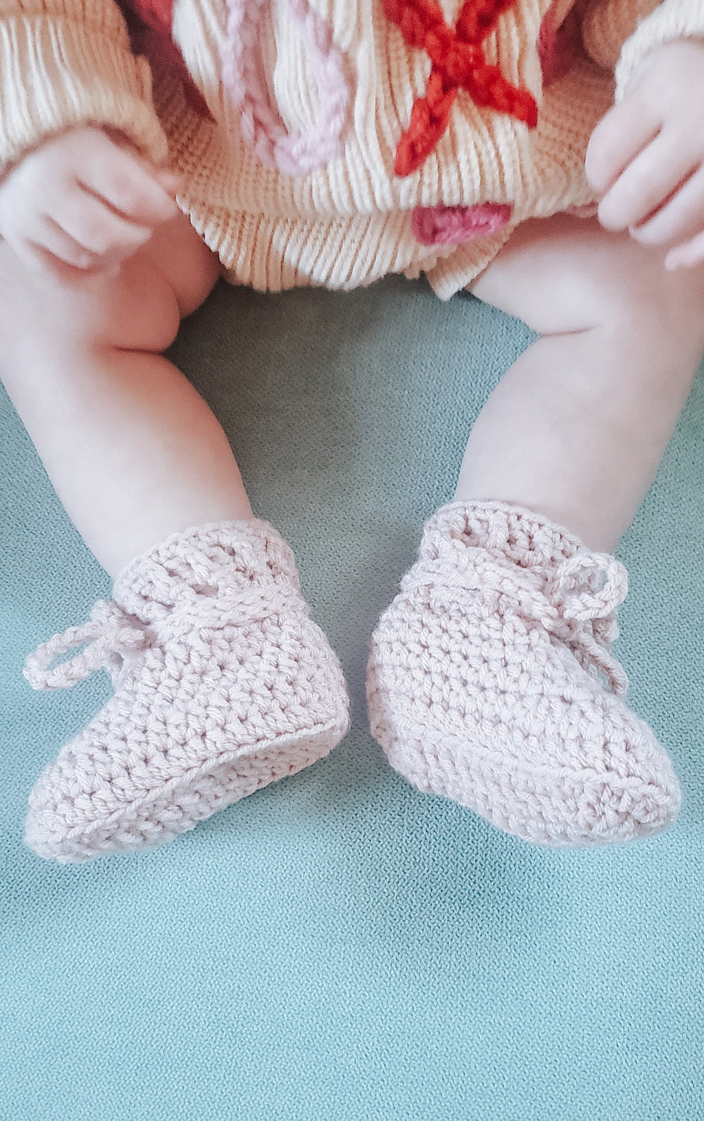 Crochet Baby Booties | Handmade Baby Shoes | Newborn–12 Months