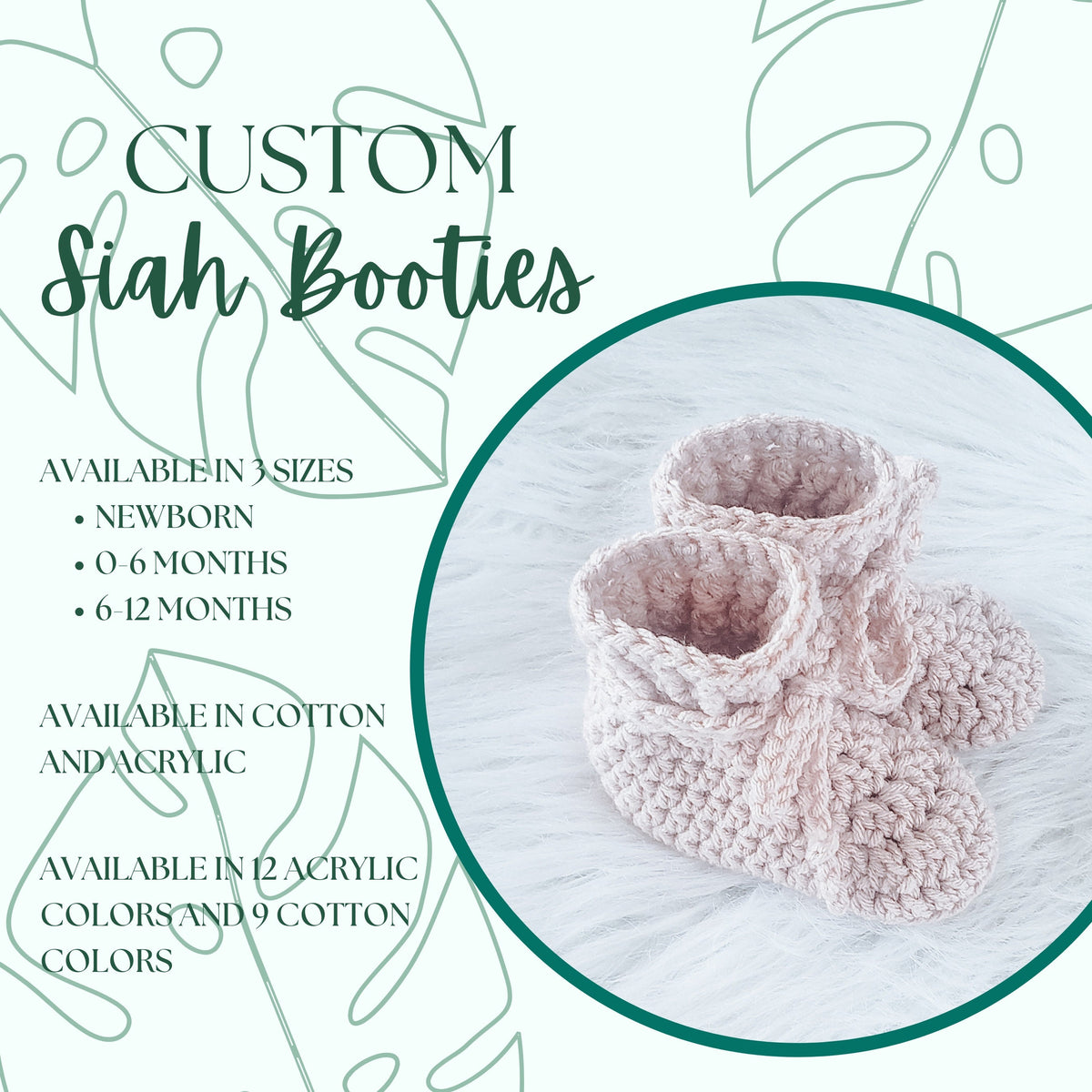 Crochet Baby Booties | Handmade Baby Shoes | Newborn–12 Months