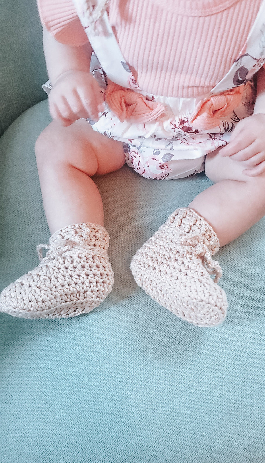 Crochet Baby Booties | Handmade Baby Shoes | Newborn–12 Months