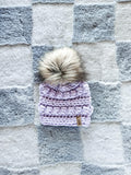 Handmade Baby Hat | Light Purple Crochet Baby Hat | 0–3 Months